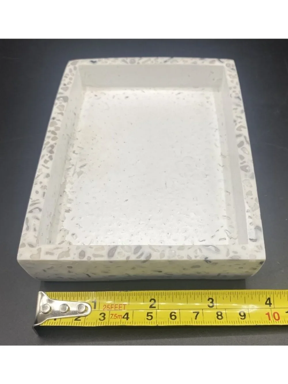 Jonathan Adler Now House Bathroom Bath Tray Vanity Heavy Minimalist 5.5 x 4